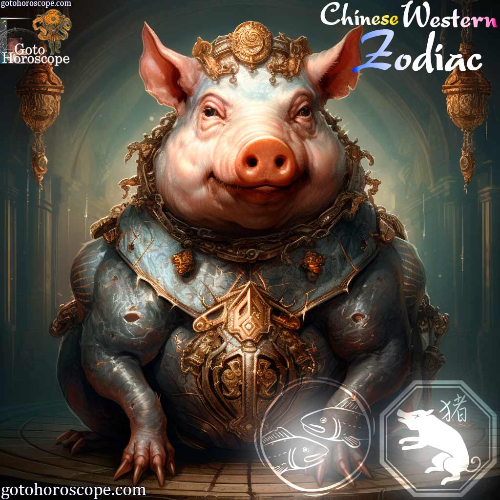 Pisces Pig Personality Image