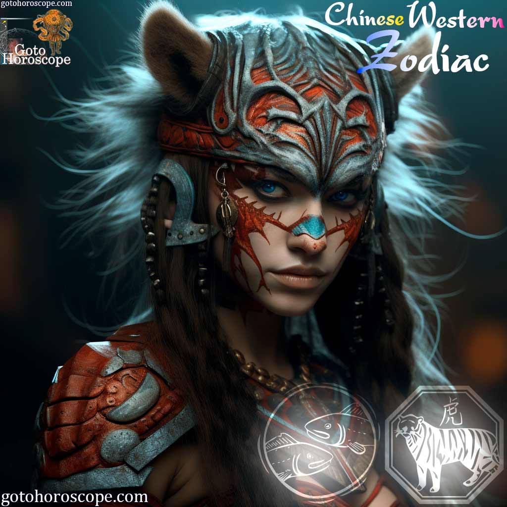 Pisces Tiger Personality Image