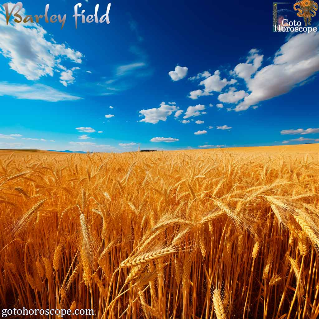 Dream Dictionary Barley field