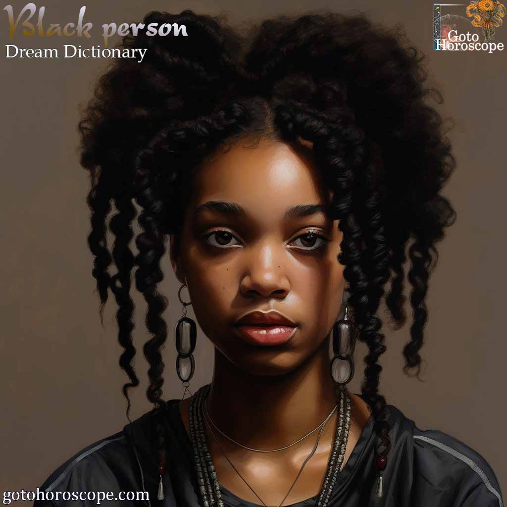 Dream Dictionary Black person 