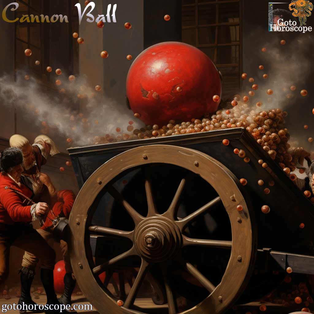Dream Dictionary Cannon-Ball