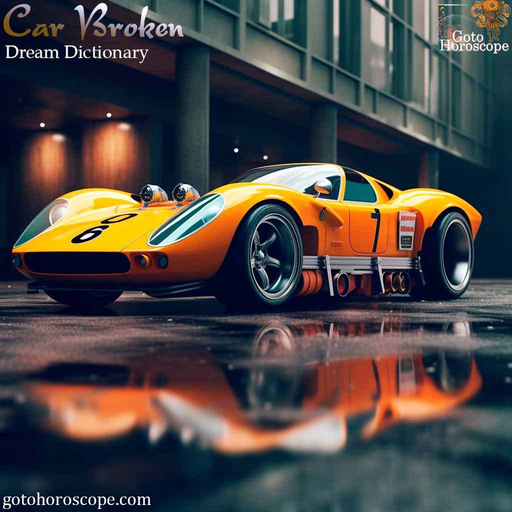 Dream Dictionary Car Broken
