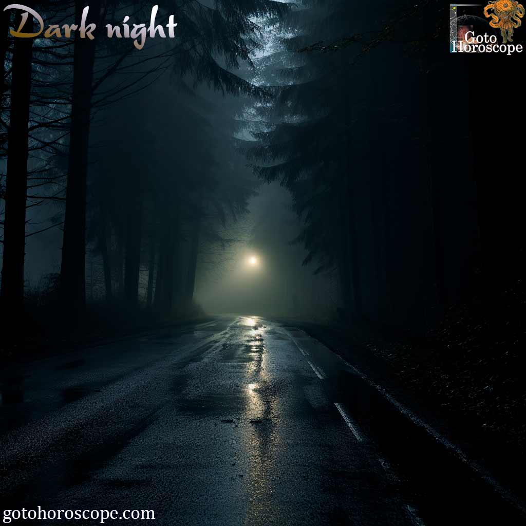 Dream Dictionary Dark night