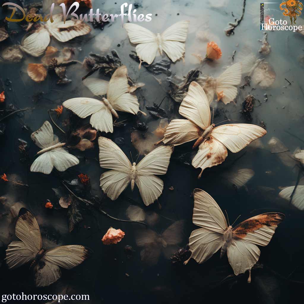 Dream Dictionary Dead butterflies