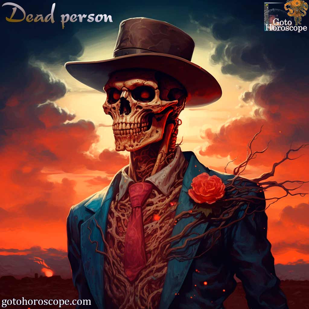 Dream Dictionary Dead person