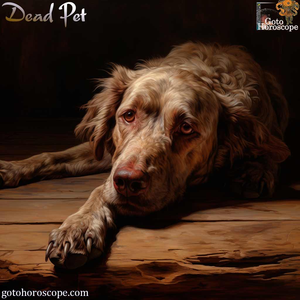 Dream Dictionary Dead Pet