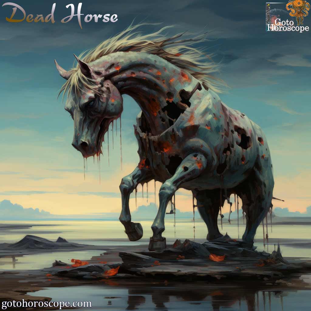 Dream Dictionary Dead Pony, Dead Horse