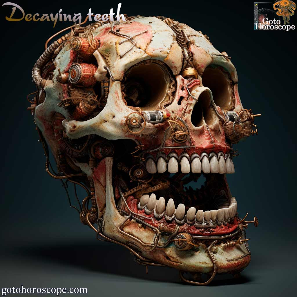Dream Dictionary Decay, Decaying teeth