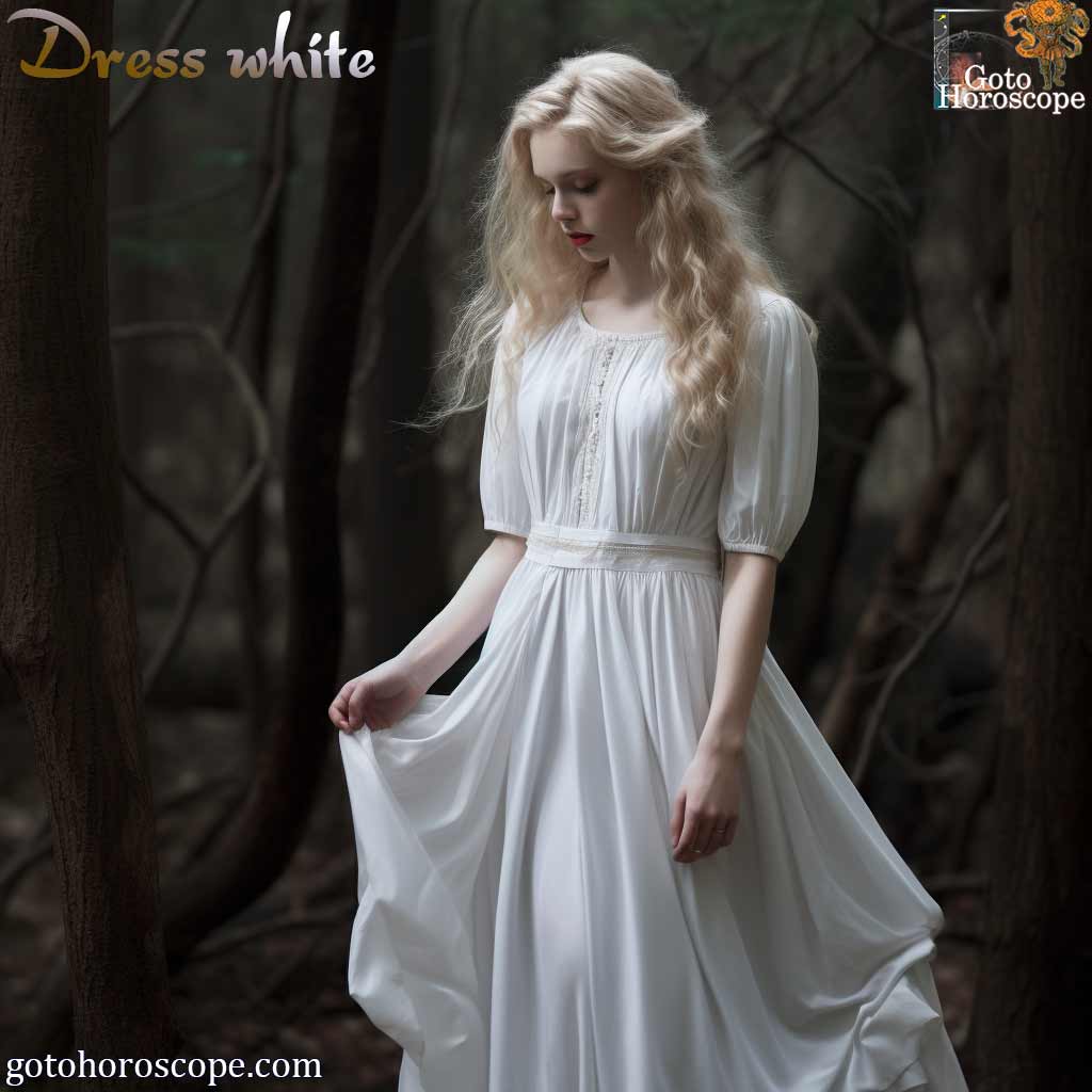 Dream Dictionary Dress white