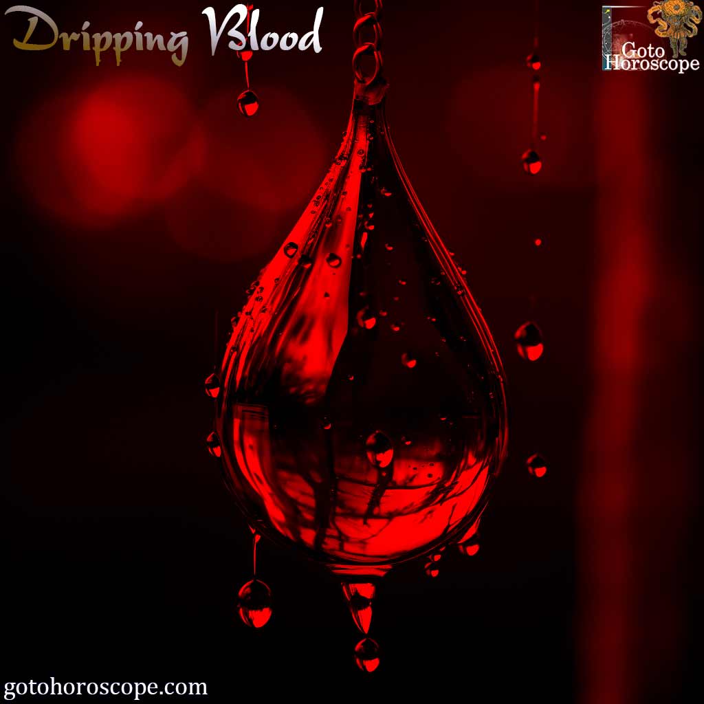 Dream Dictionary Dripping Blood, Drawing Blood