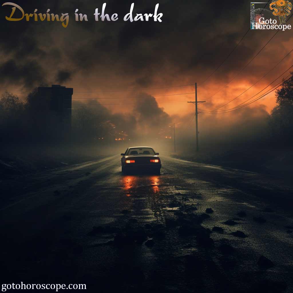 Dream Dictionary Driving in the dark