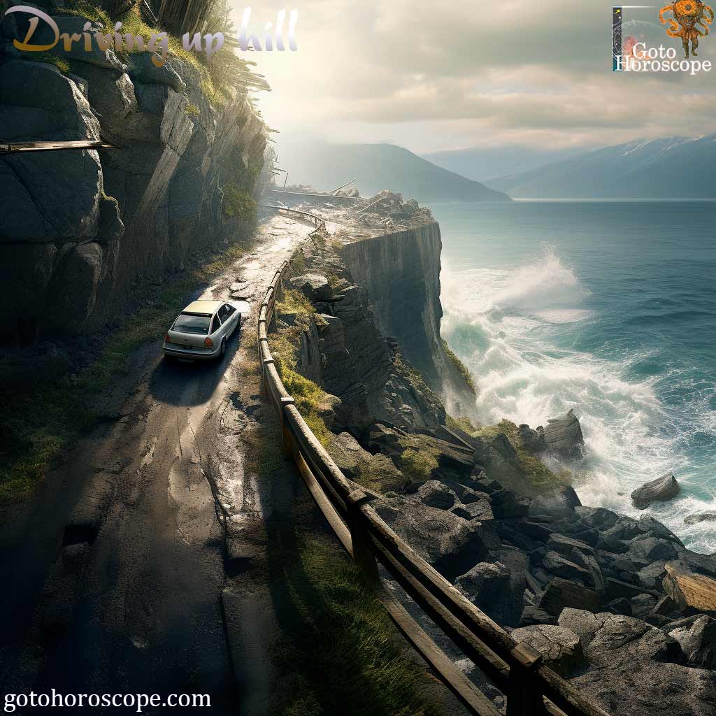 Dream Dictionary Driving up hill