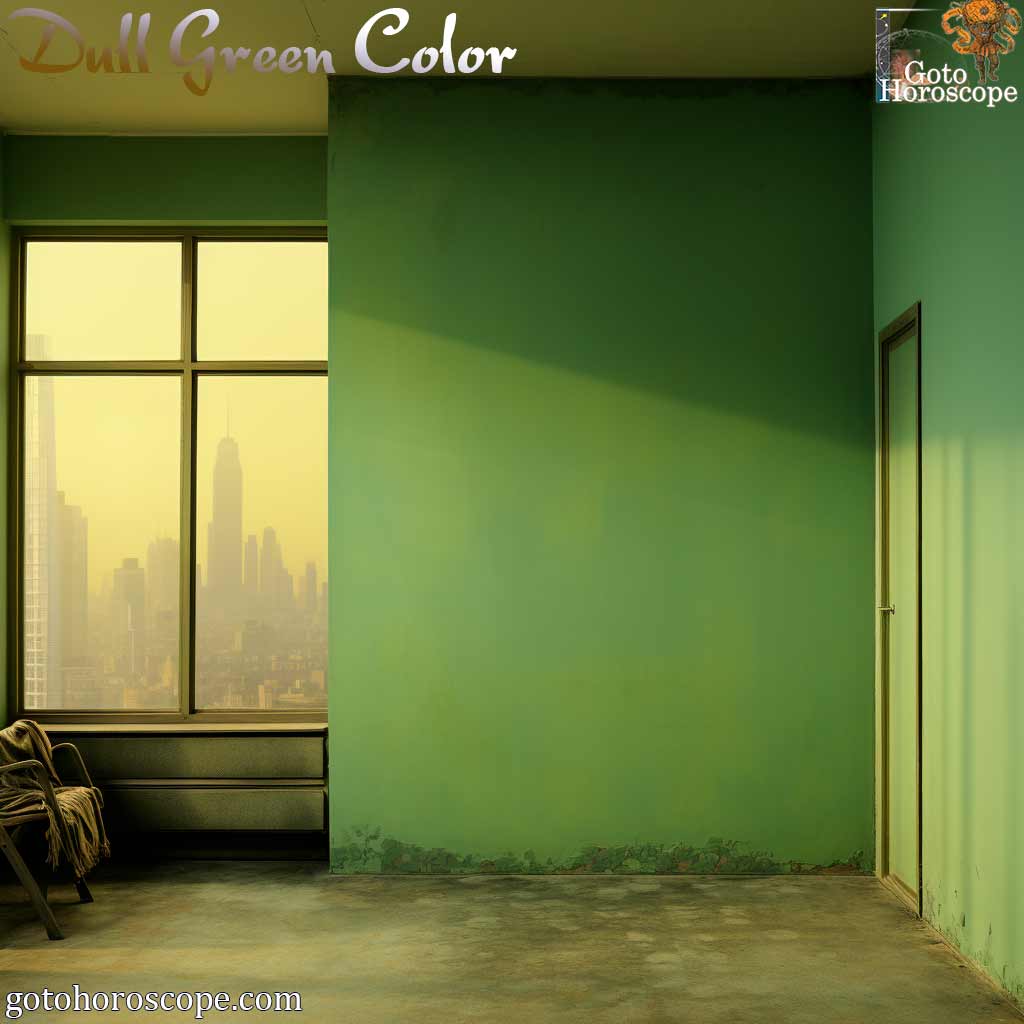 Dream Dictionary Dull Green Color