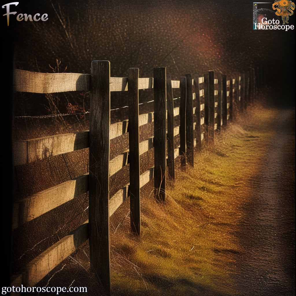 Dream Dictionary Fence