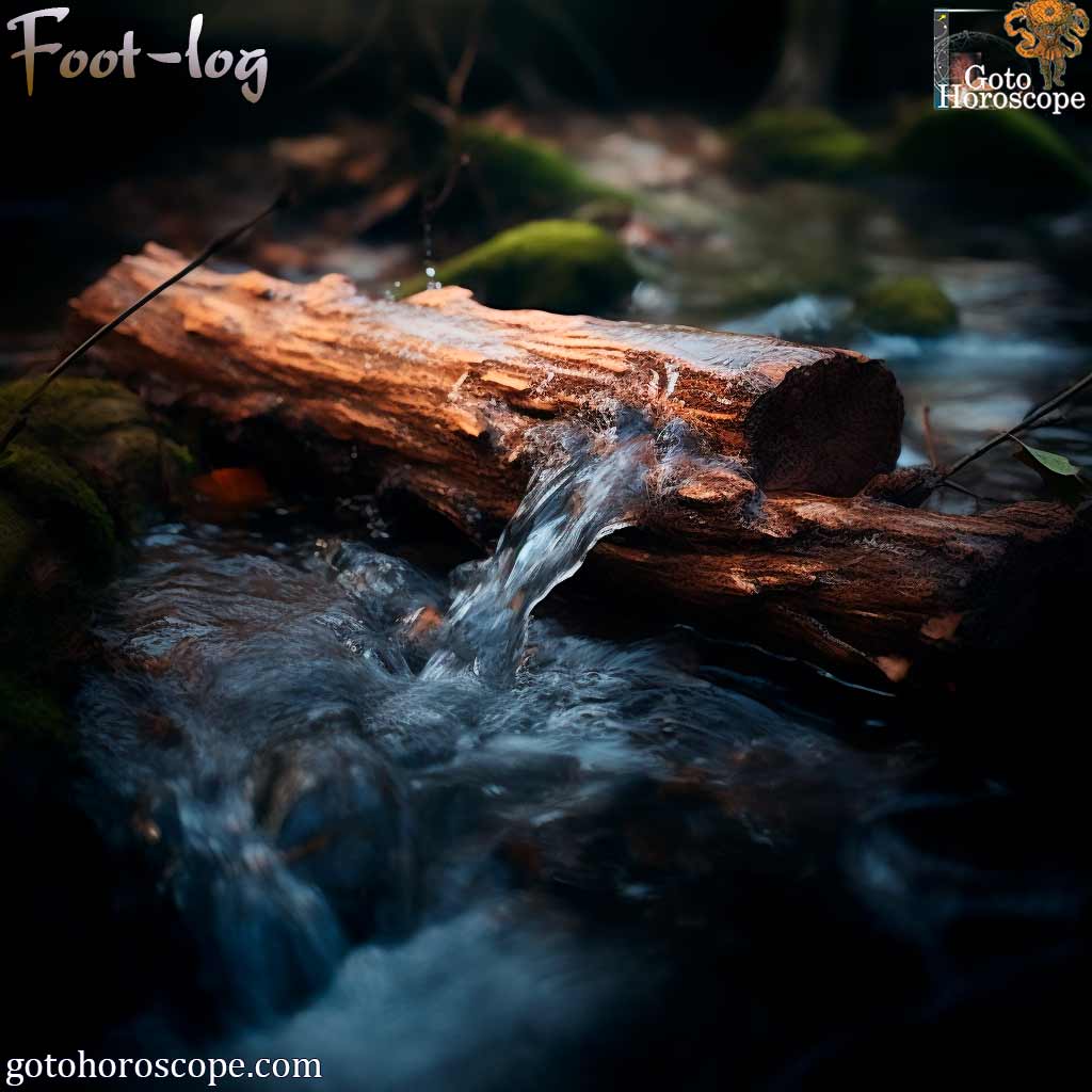 Dream Dictionary Foot-log