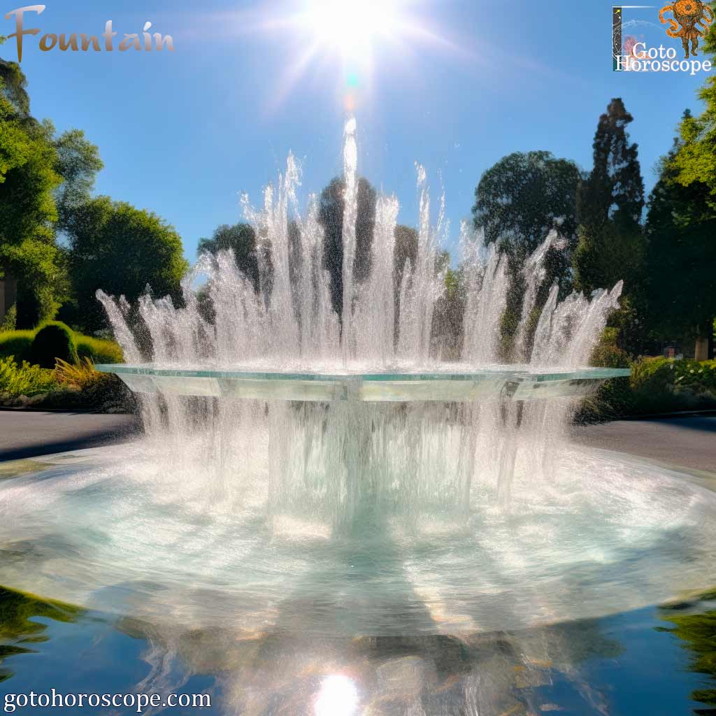 Dream Dictionary Fountain