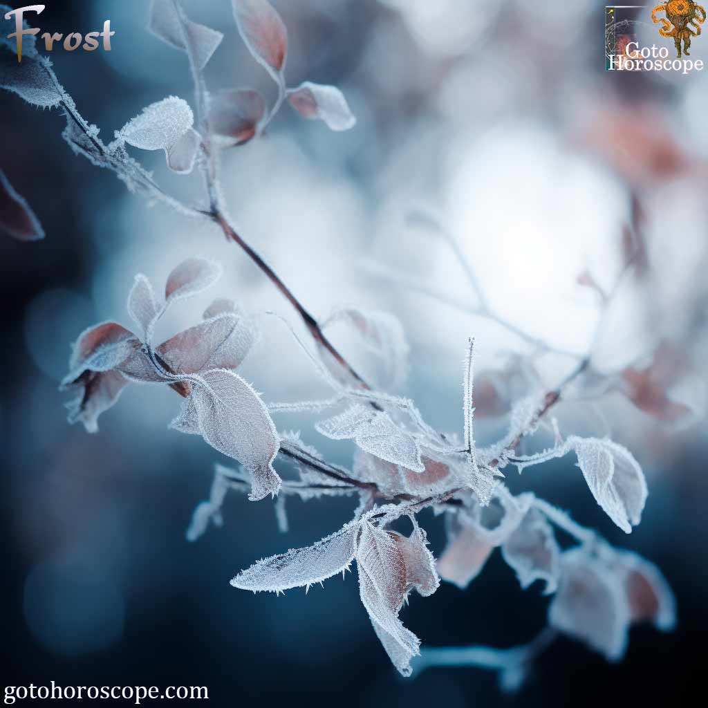 Dream Dictionary Frost