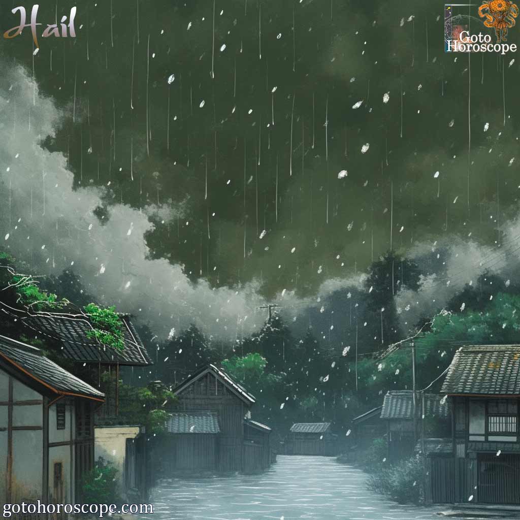 Dream Dictionary Hail