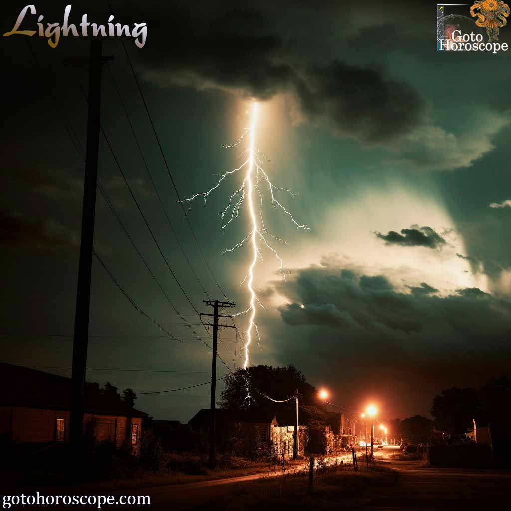 Dream Dictionary Lightning