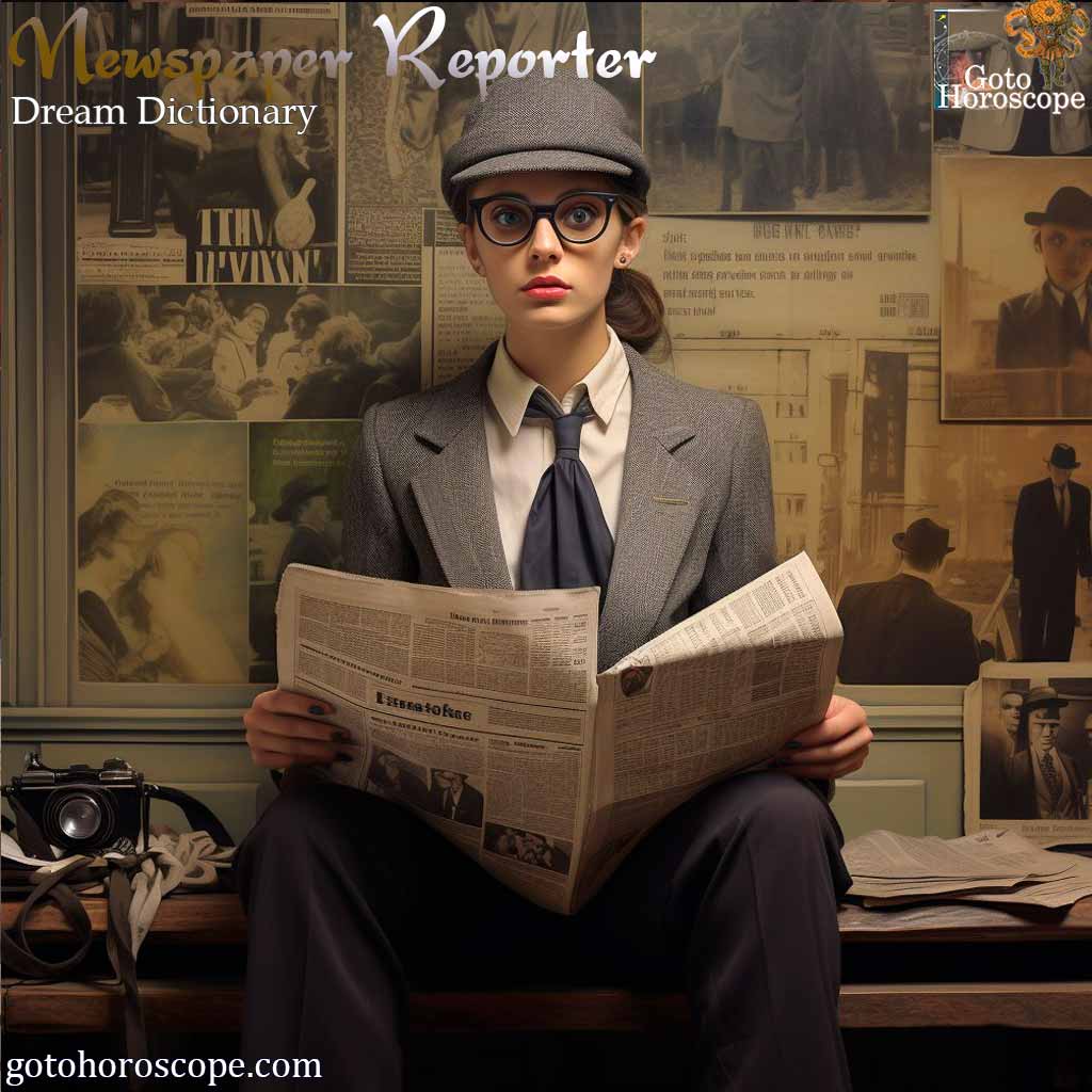 Dream Dictionary Newspaper Reporter