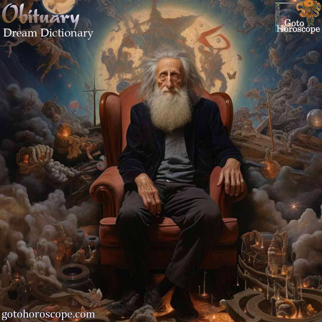 Dream Dictionary Obituary