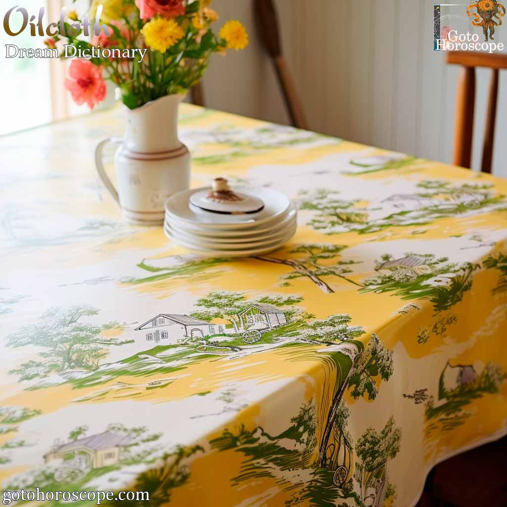 Dream Dictionary Oilcloth