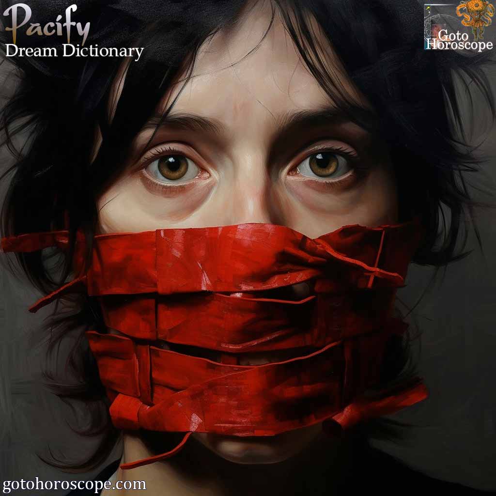 Dream Dictionary Pacify