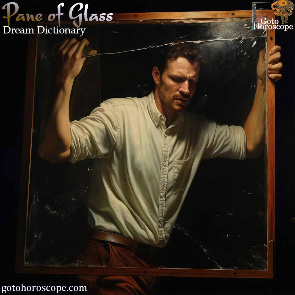 Dream Dictionary Pane of Glass