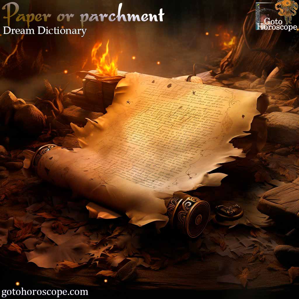 Dream Dictionary Paper