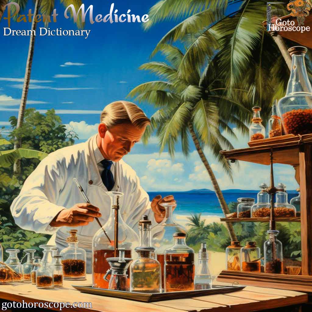 Dream Dictionary Patent Medicine