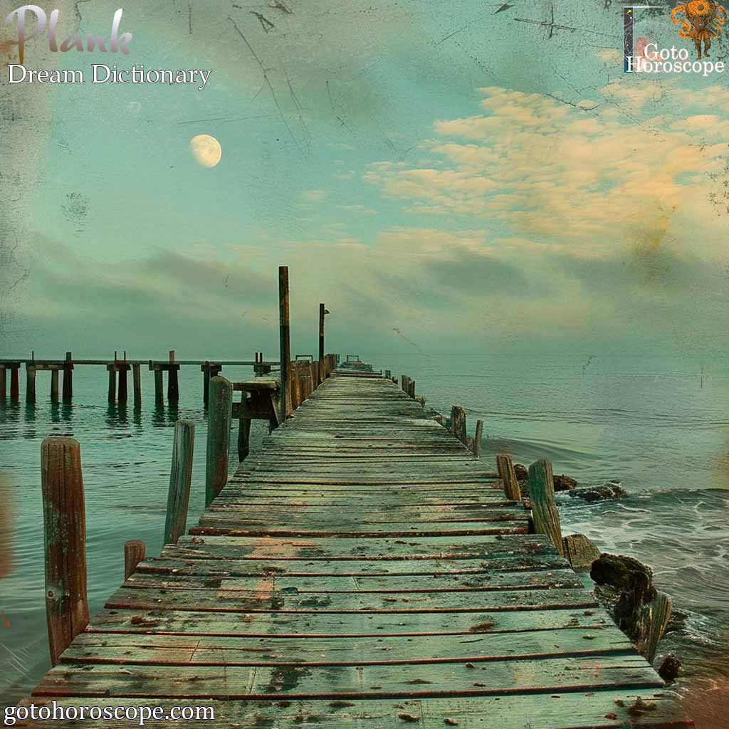 Dream Dictionary Plank