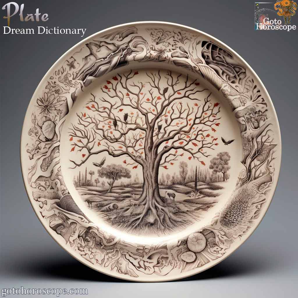 Dream Dictionary Plate
