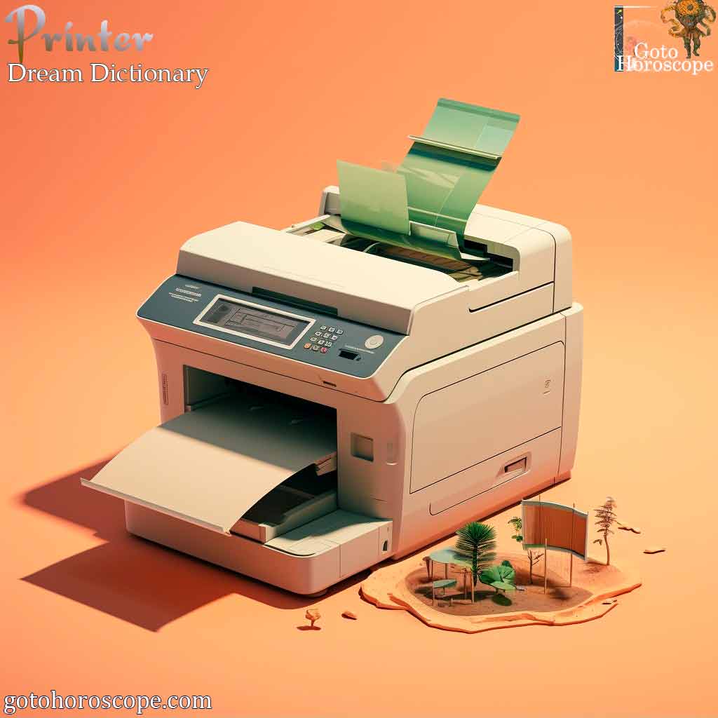 Dream Dictionary Printer