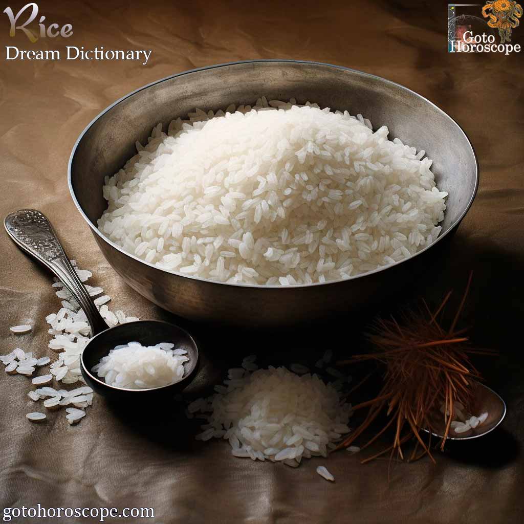 Dream Dictionary Rice