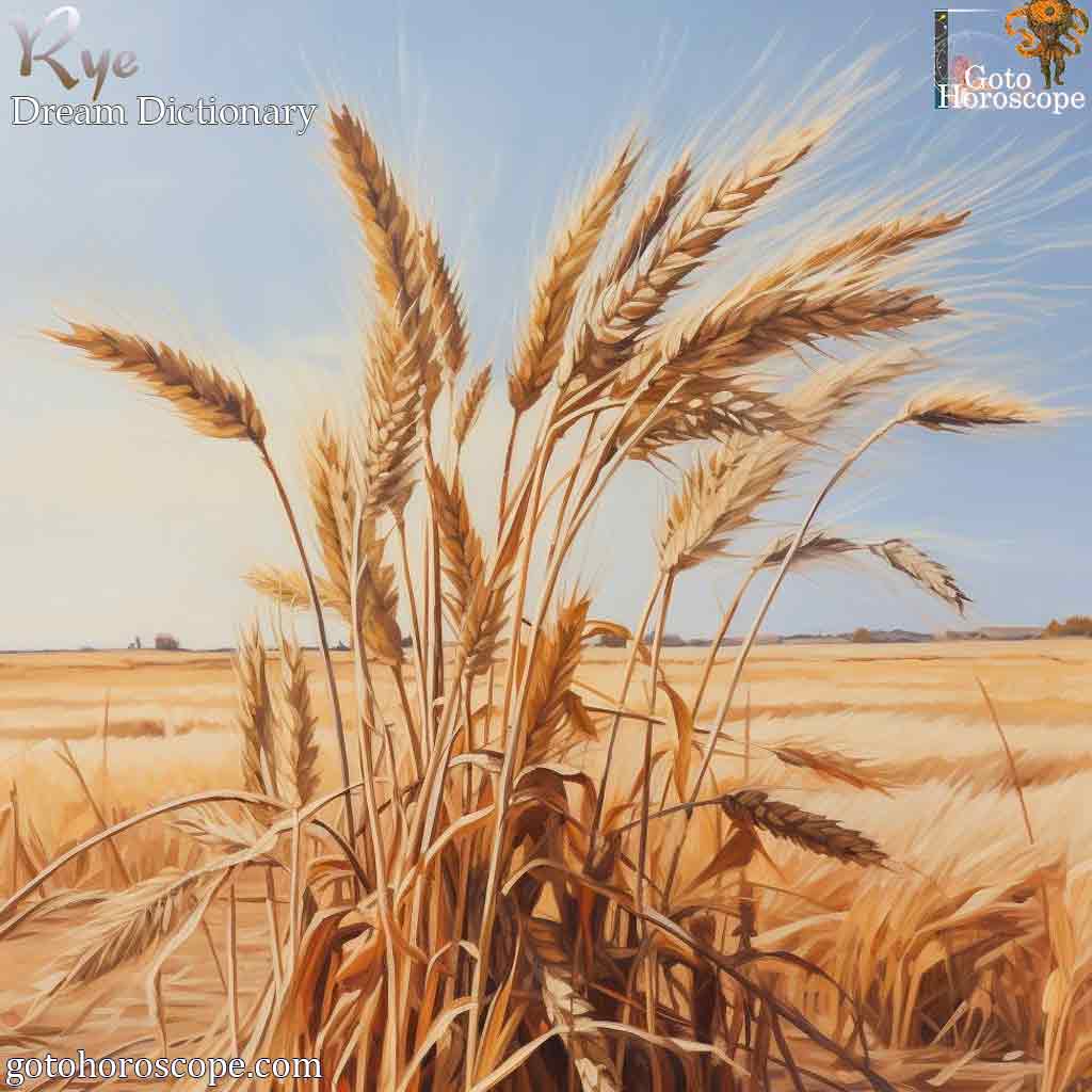 Dream Dictionary Rye