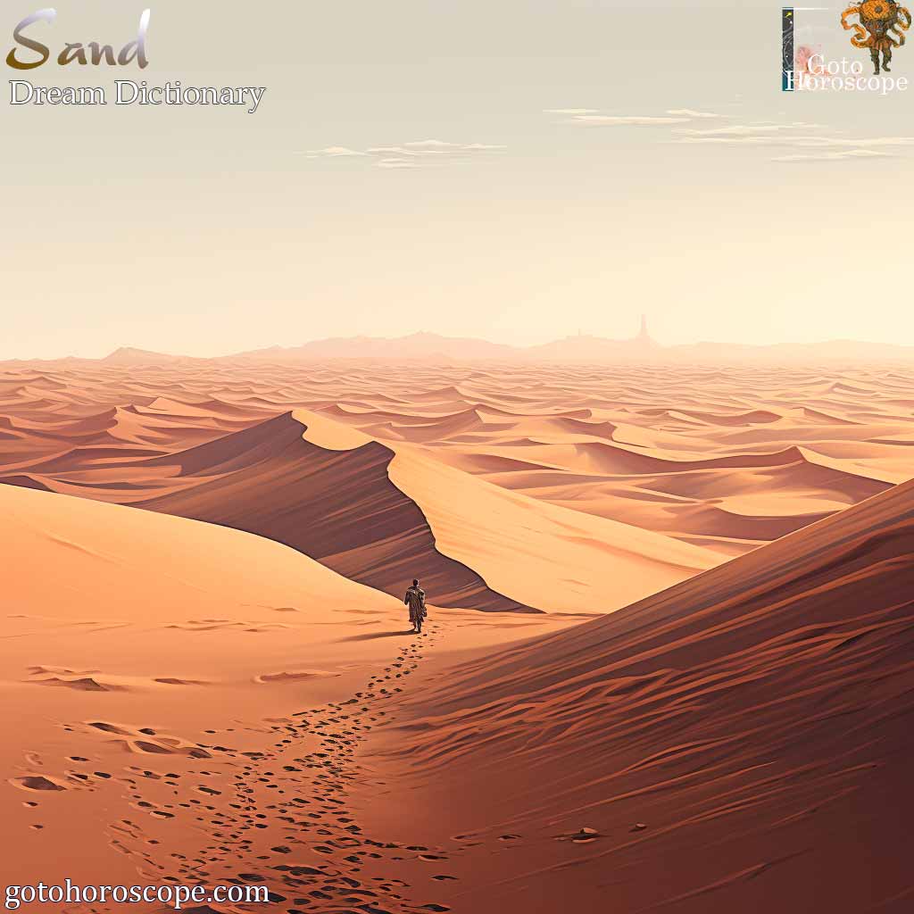 Dream Dictionary Sand