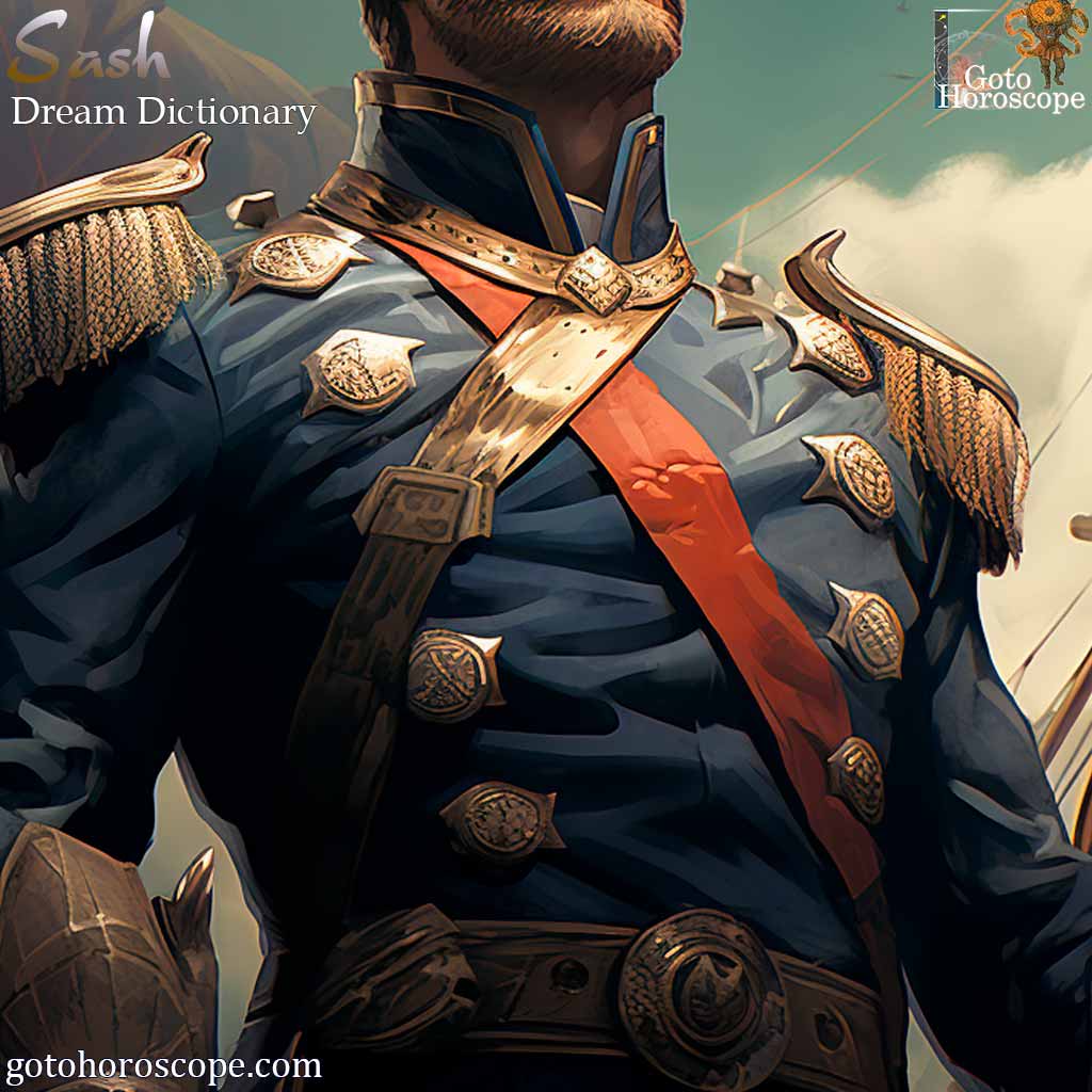 Dream Dictionary Sash