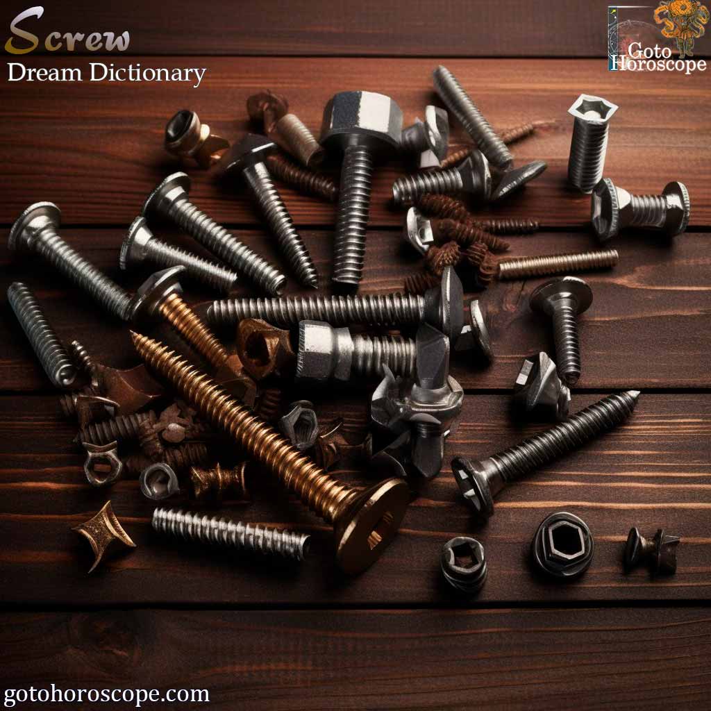 Dream Dictionary Screw