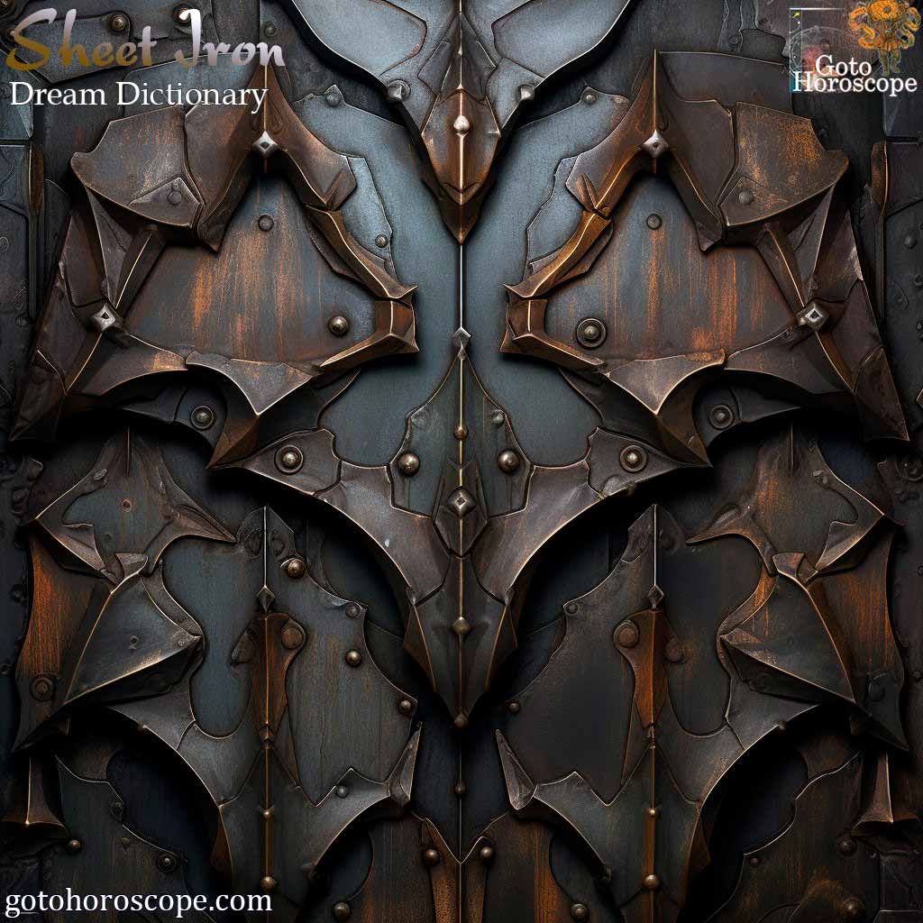 Dream Dictionary Sheet Iron