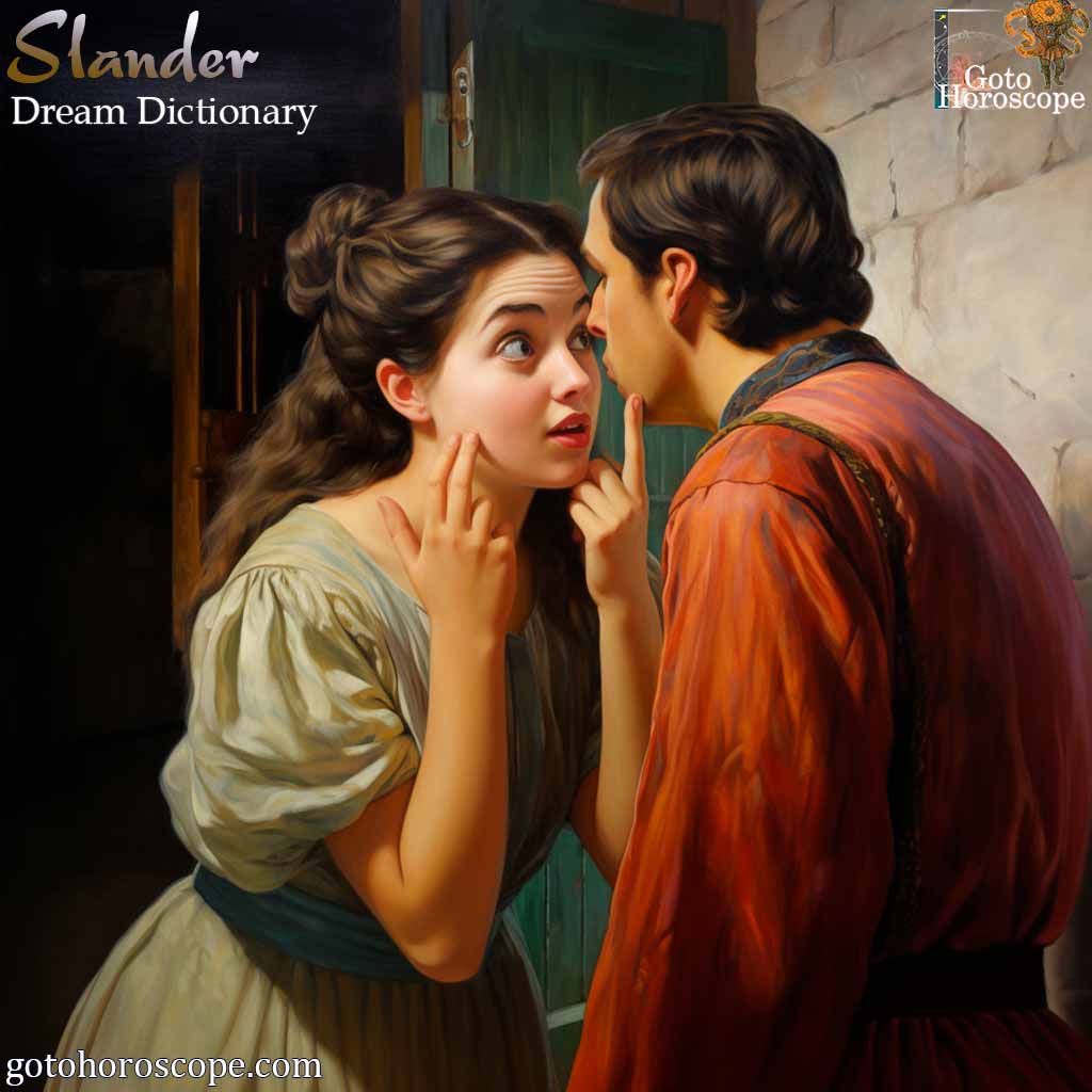 Dream Dictionary Slander