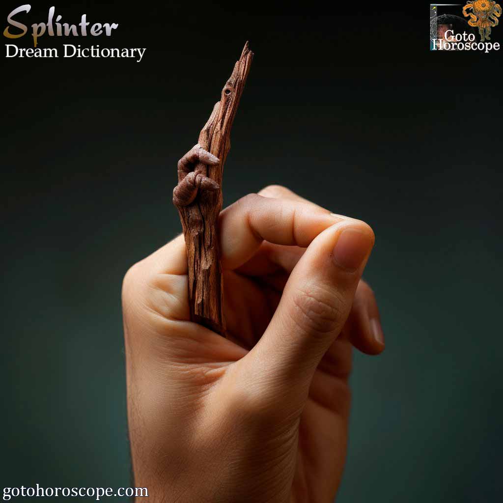 Dream Dictionary Splinter