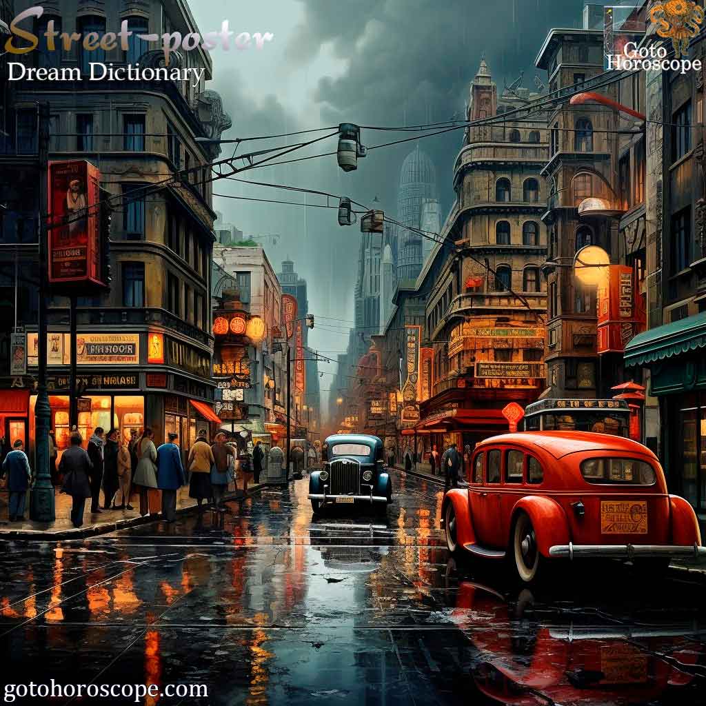 Dream Dictionary Street-poster