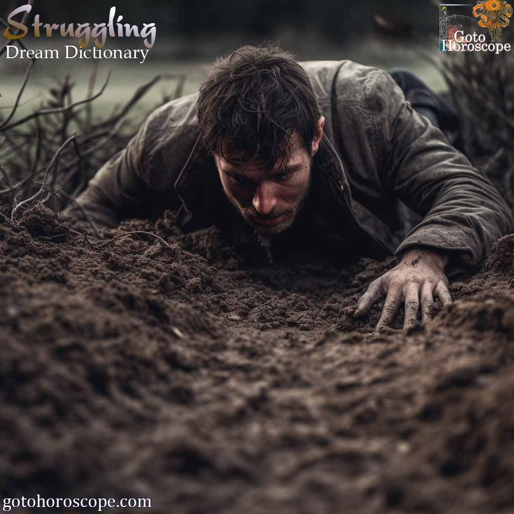 Dream Dictionary Struggling