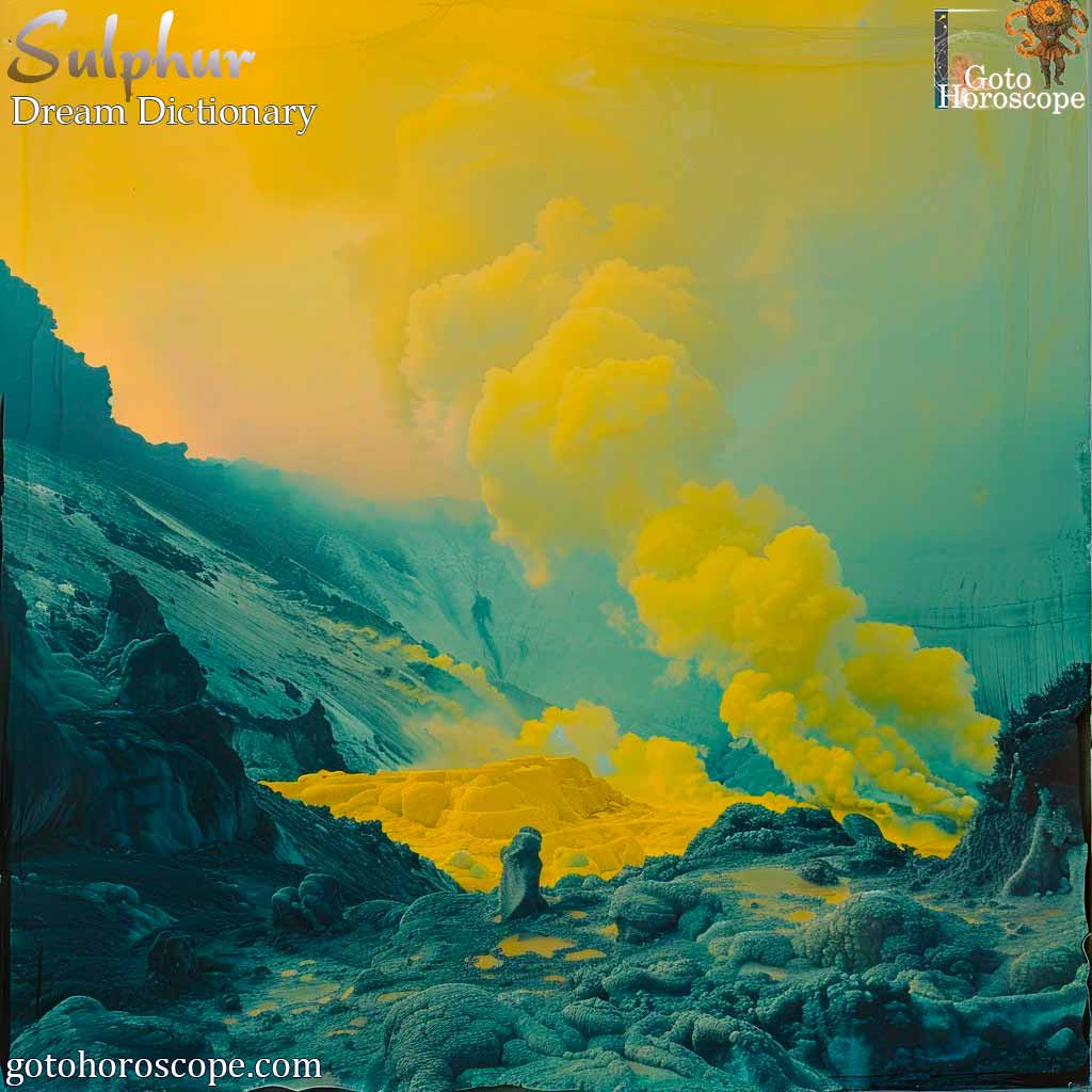 Dream Dictionary Sulphur