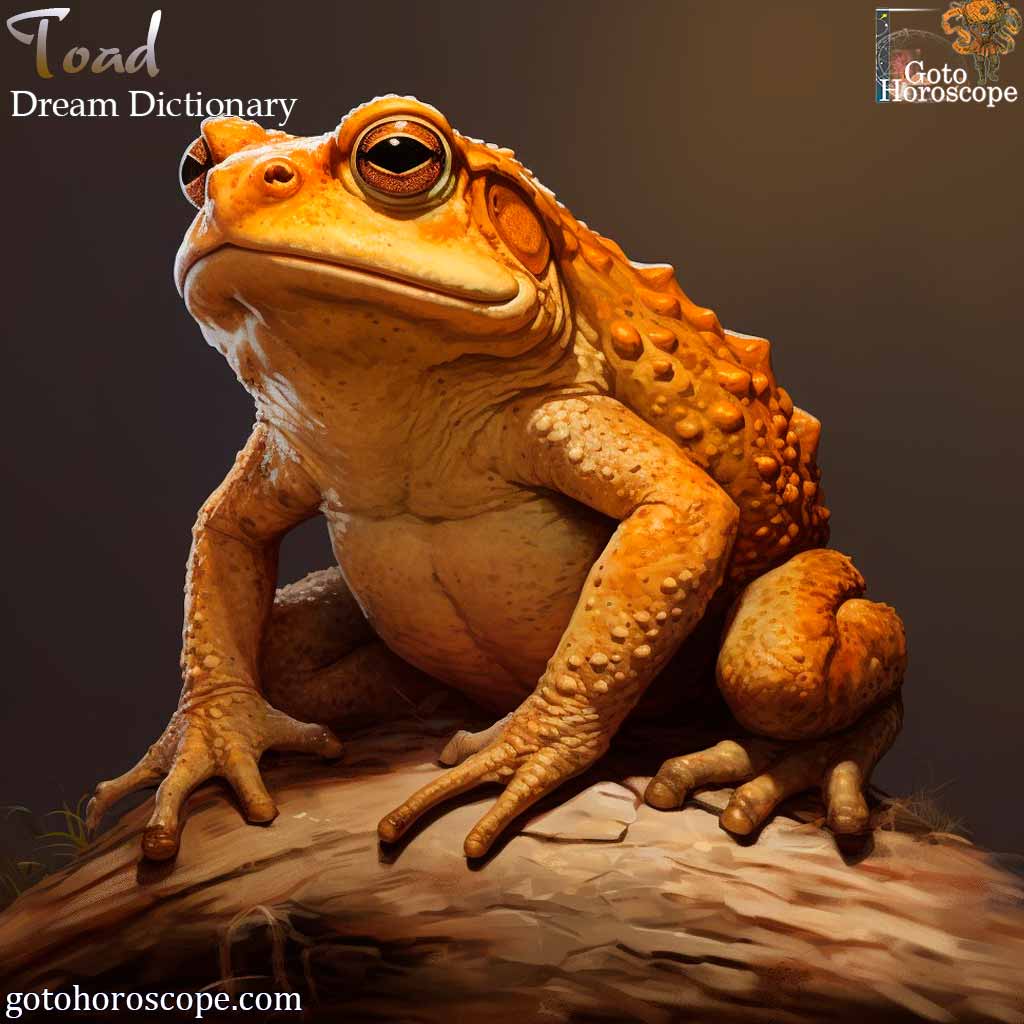 Dream Dictionary Toad