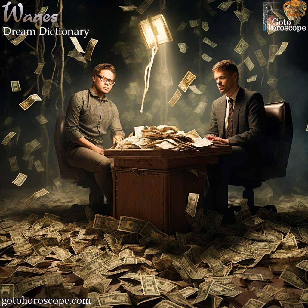 Dream Dictionary Wages