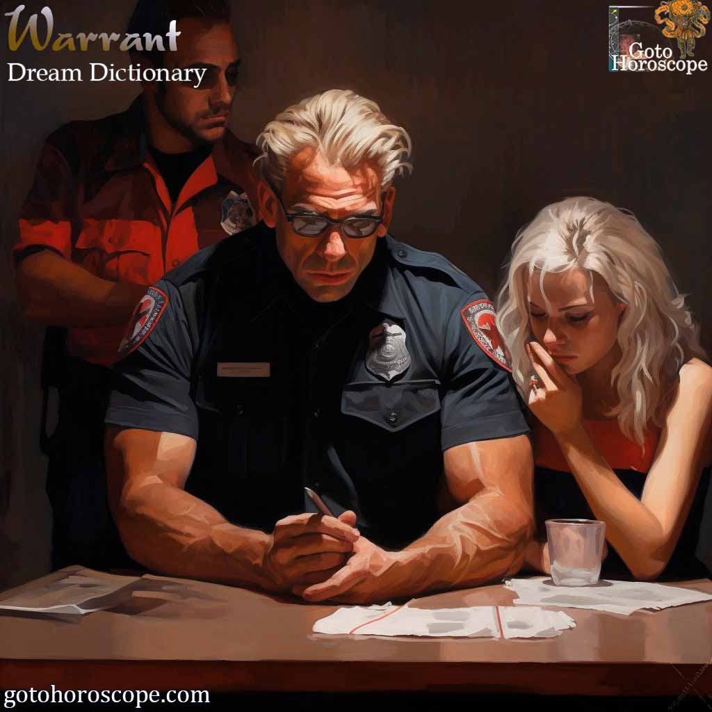 Dream Dictionary Warrant