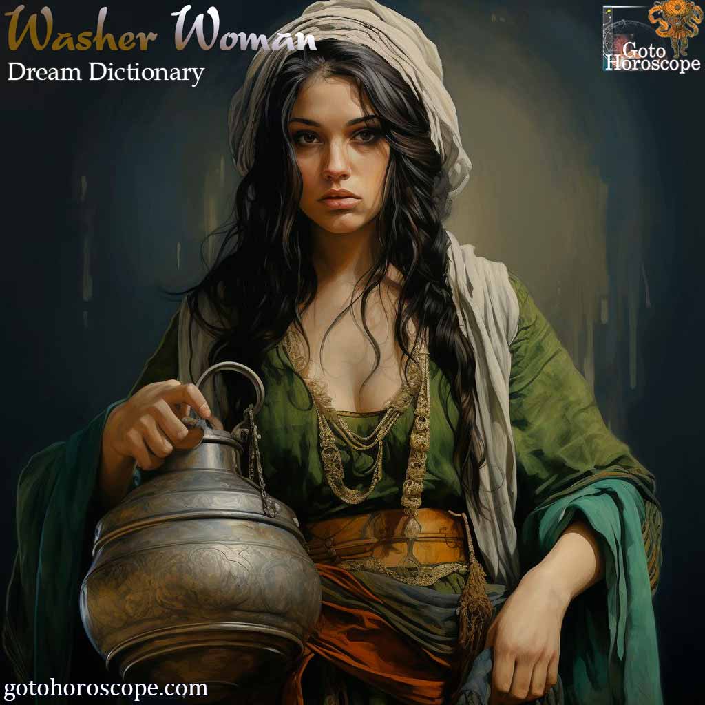 Dream Dictionary Washer Woman