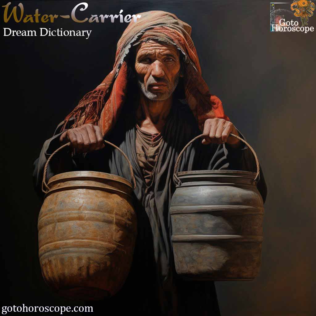 Dream Dictionary Water-Carrier