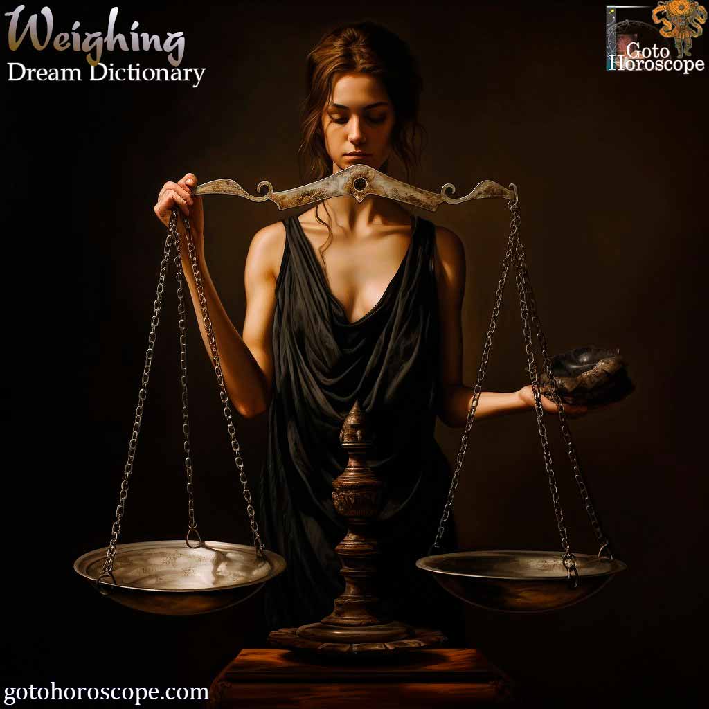 Dream Dictionary Weighing